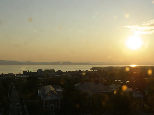 Burlington sunset on Sunday, June 28, 2026 at 8:13 PM EDT