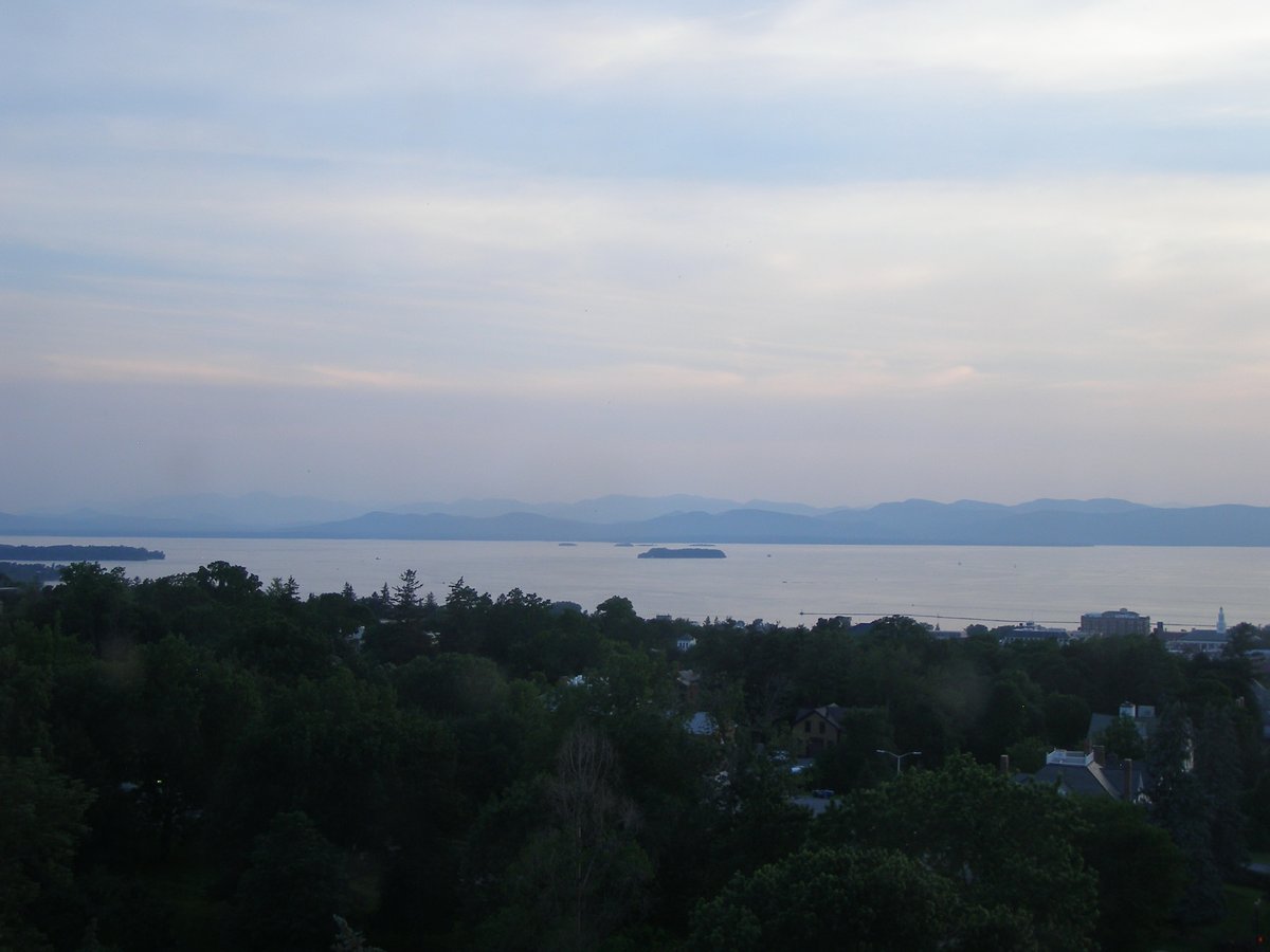 Left view, Burlington sunset on Monday, June 29, 2026