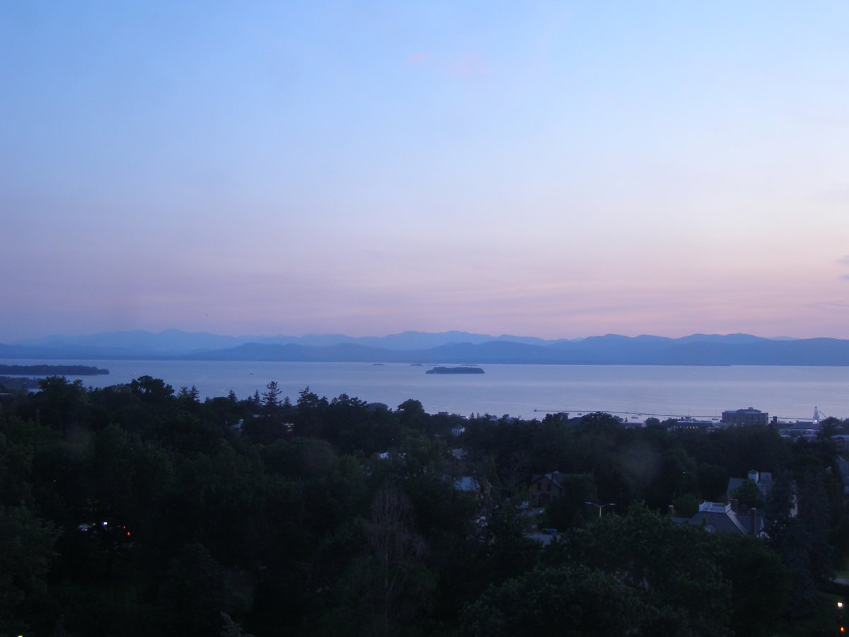 Left view, Burlington sunset on Saturday, July 4, 2026