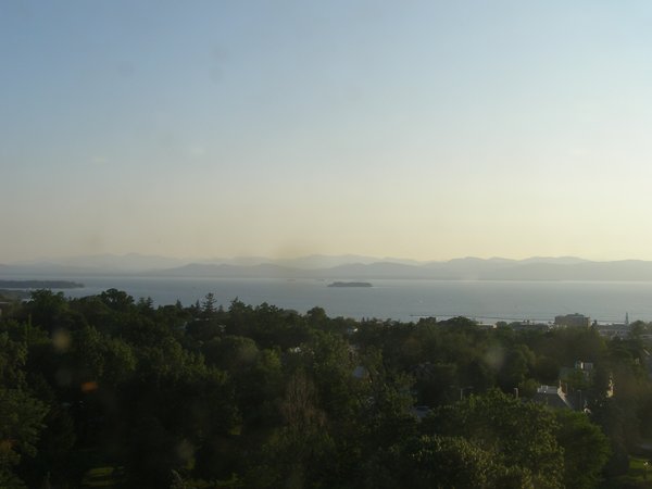 Burlington sunset on Tuesday, July 7, 2026 at 7:58 PM EDT