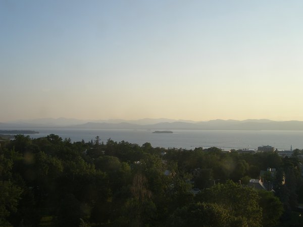 Burlington sunset on Tuesday, July 7, 2026 at 8:13 PM EDT