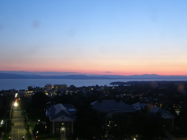 Burlington sunset from July 7, 2026