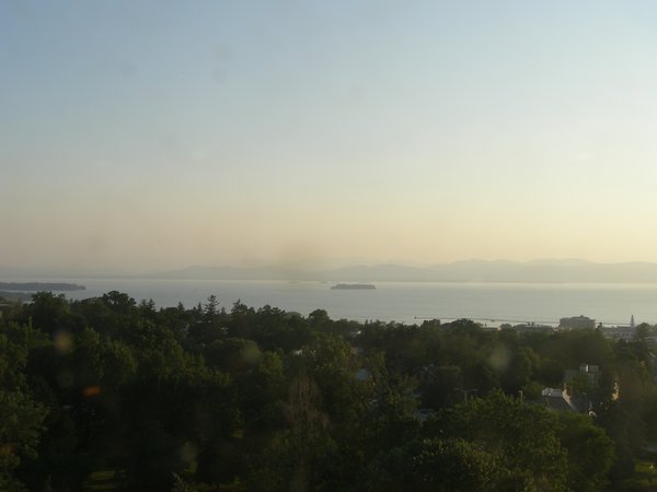 Burlington sunset on Friday, July 10, 2026 at 7:58 PM EDT