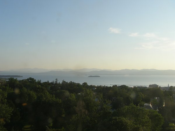 Burlington sunset on Saturday, July 11, 2026 at 7:58 PM EDT