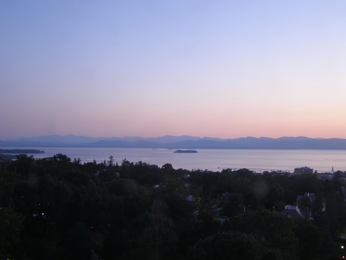 Left view, Burlington sunset on Saturday, July 11, 2026