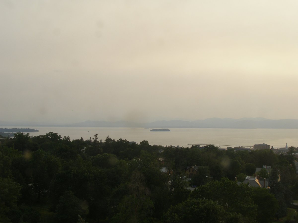Left view, Burlington sunset on Tuesday, July 14, 2026