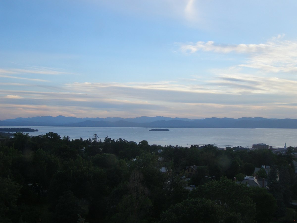 Left view, Burlington sunset on Friday, July 17, 2026