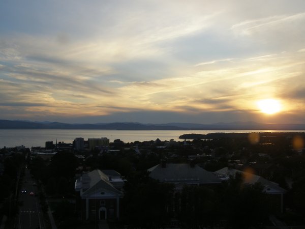 Burlington sunset from July 17, 2026