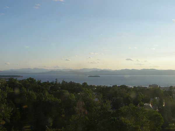 Burlington sunset on Sunday, July 19, 2026 at 7:58 PM EDT