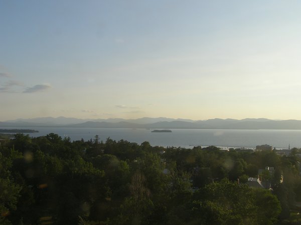 Burlington sunset on Thursday, July 23, 2026 at 7:58 PM EDT