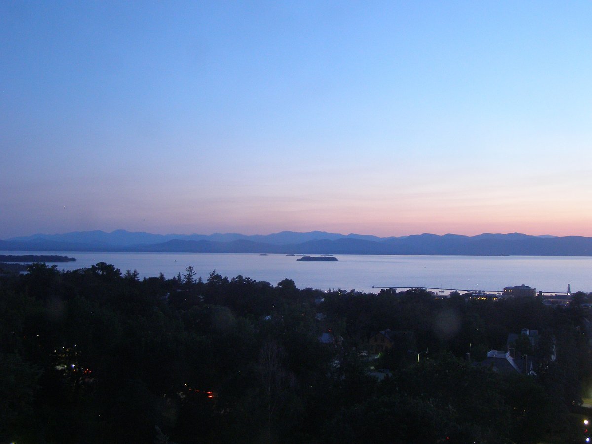 Left view, Burlington sunset on Thursday, July 23, 2026