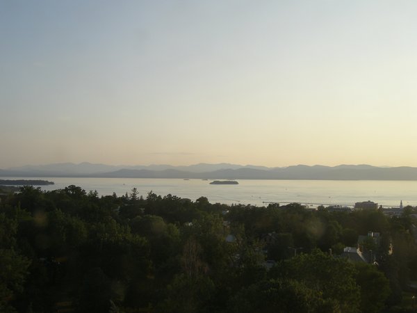 Burlington sunset on Friday, July 24, 2026 at 7:58 PM EDT