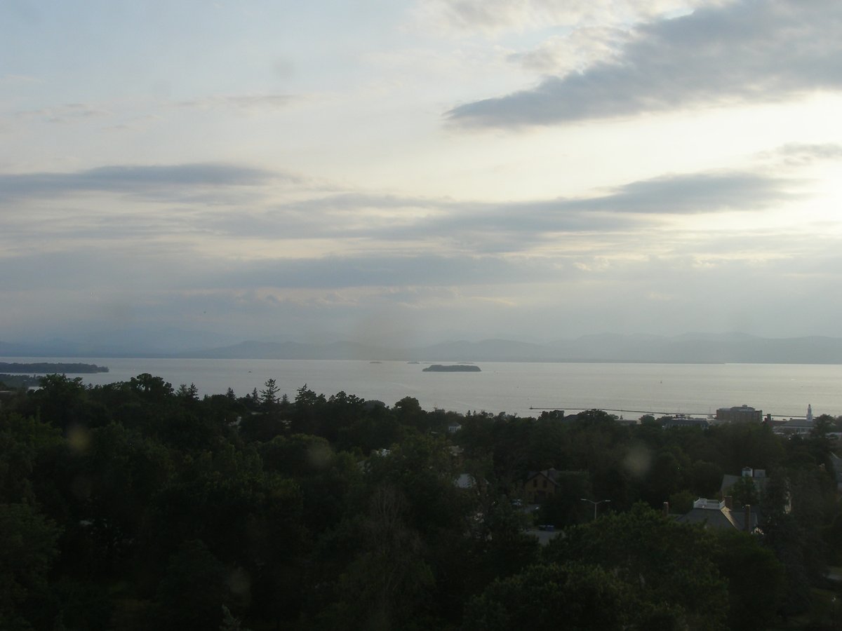 Left view, Burlington sunset on Sunday, July 26, 2026