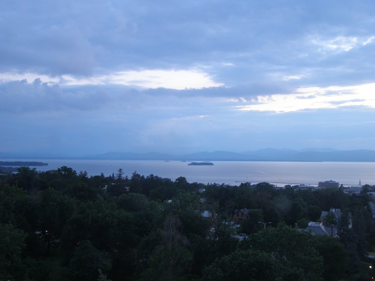 Left view, Burlington sunset on Thursday, July 30, 2026