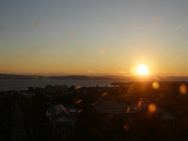 Burlington sunset on Monday, August 3, 2026 at 8:13 PM EDT