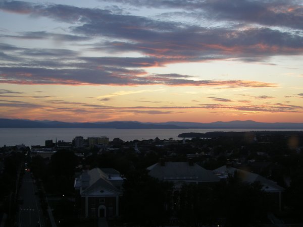 Burlington sunset from August 5, 2026