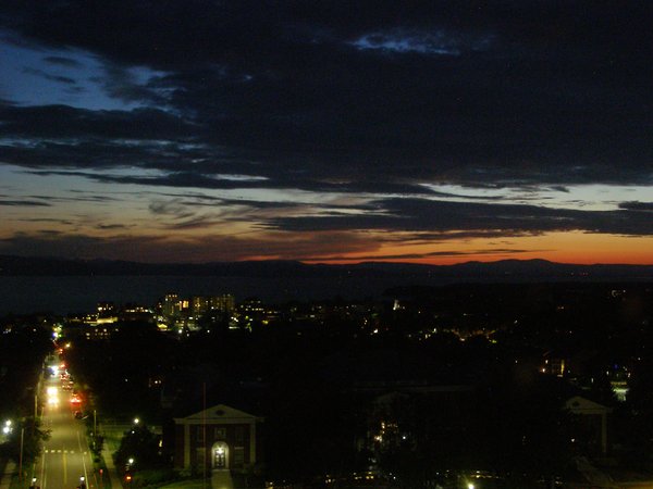 Burlington sunset on Wednesday, August 5, 2026 at 9:13 PM EDT