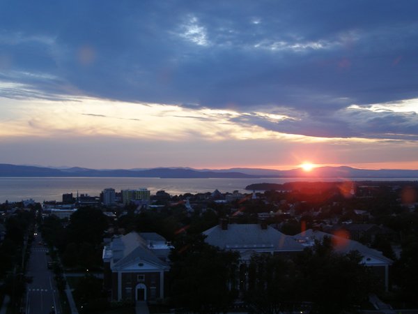Burlington sunset from August 8, 2026