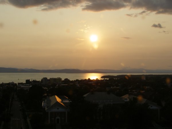 Burlington sunset from August 9, 2026