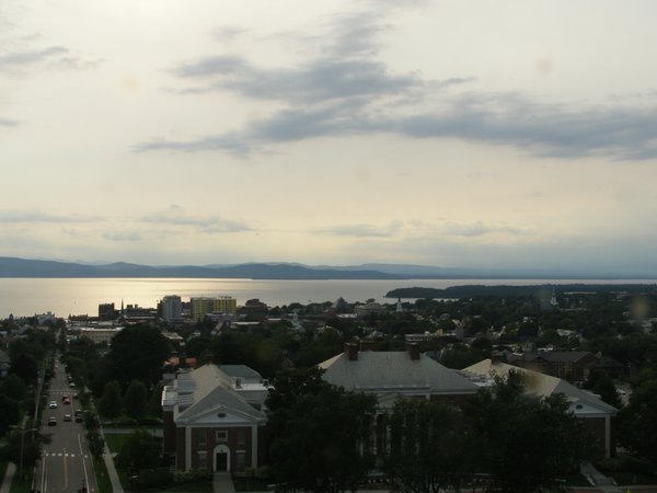 Burlington sunset on Monday, August 10, 2026 at 6:13 PM EDT