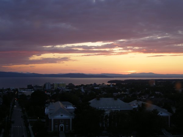 Burlington sunset from August 11, 2026
