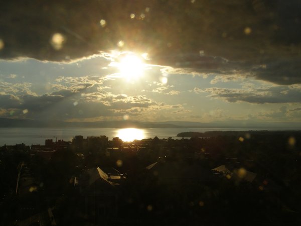 Burlington sunset on Wednesday, August 19, 2026 at 7:13 PM EDT