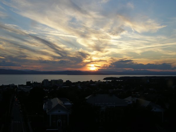 Burlington sunset from August 26, 2026