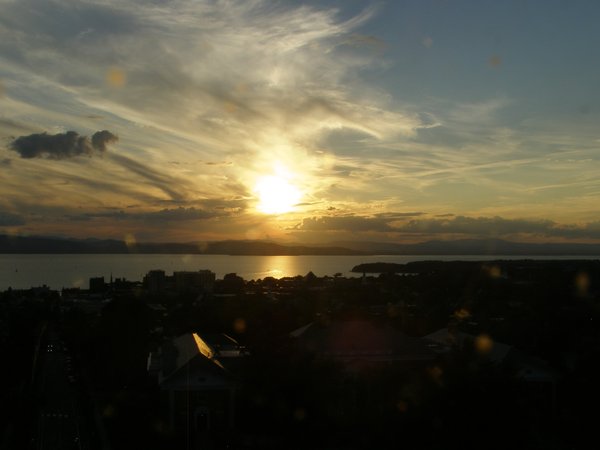 Burlington sunset on Wednesday, August 26, 2026 at 7:18 PM EDT