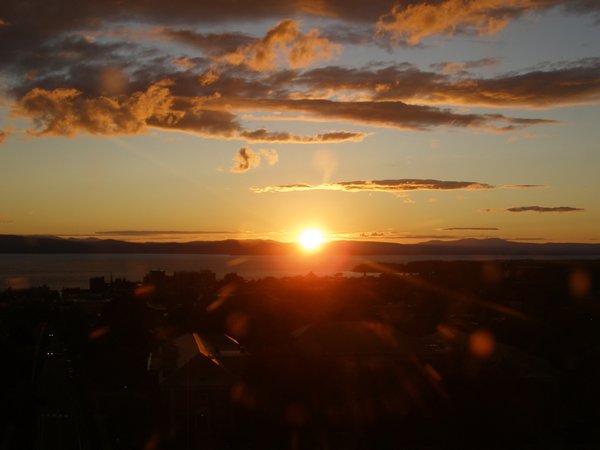 Burlington sunset from August 28, 2026