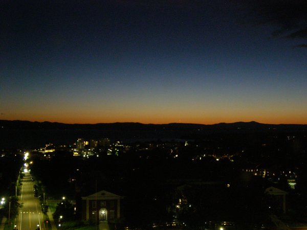 Burlington sunset on Friday, August 28, 2026 at 8:43 PM EDT