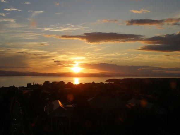 Burlington sunset on Thursday, September 3, 2026 at 7:18 PM EDT