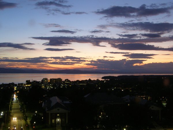 Burlington sunset on Thursday, September 3, 2026 at 8:13 PM EDT