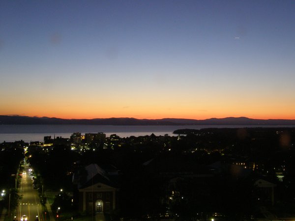 Burlington sunset on Sunday, September 6, 2026 at 8:13 PM EDT