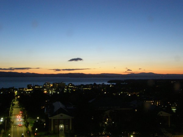 Burlington sunset on Monday, September 14, 2026 at 7:58 PM EDT