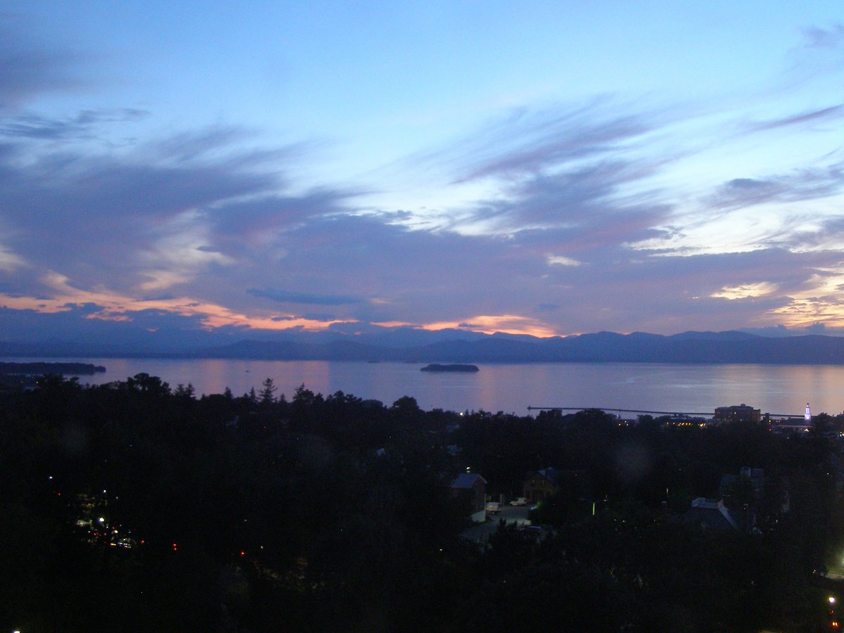 Left view, Burlington sunset on Wednesday, September 16, 2026