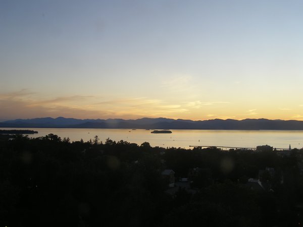 Burlington sunset on Saturday, September 19, 2026 at 7:13 PM EDT