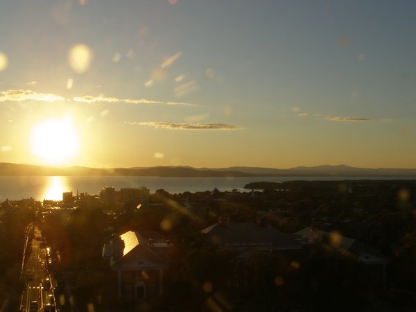 Burlington sunset on Tuesday, September 22, 2026 at 6:43 PM EDT