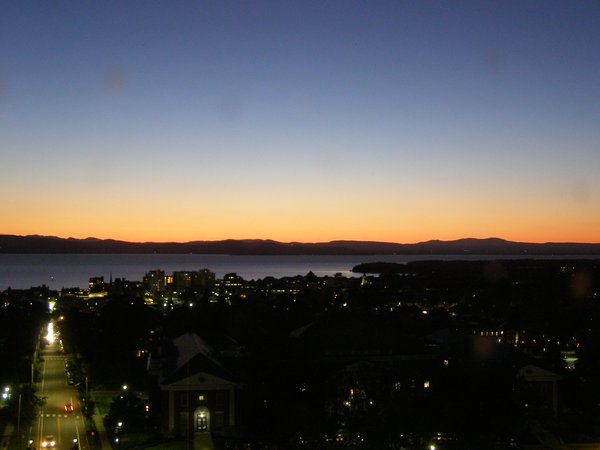 Burlington sunset on Tuesday, September 22, 2026 at 7:43 PM EDT