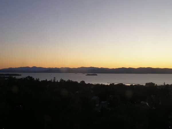 Burlington sunset on Wednesday, September 23, 2026 at 7:13 PM EDT