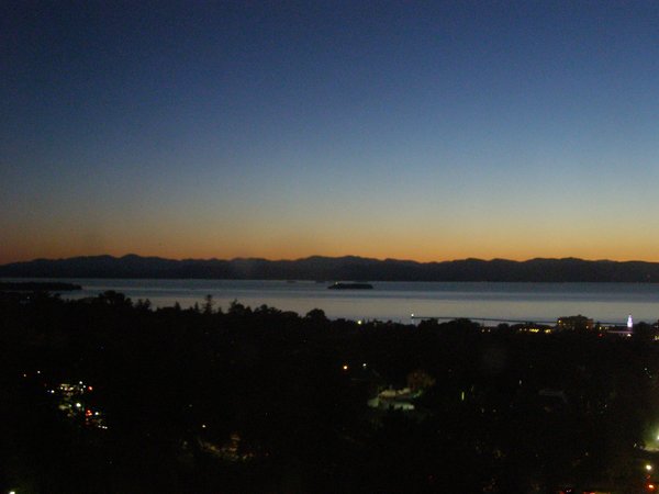 Burlington sunset on Thursday, September 24, 2026 at 7:43 PM EDT