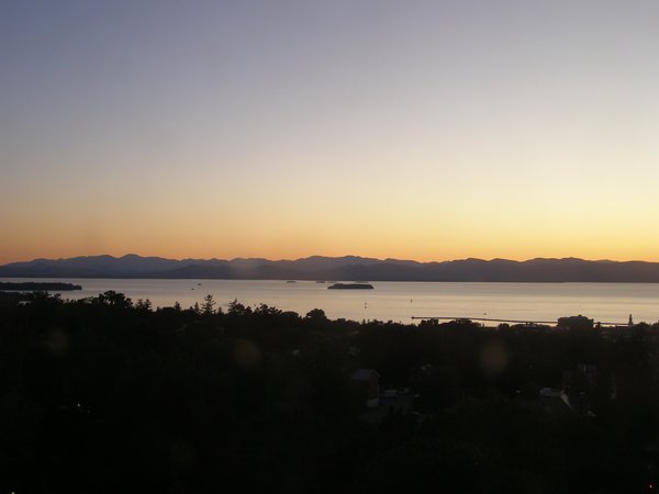 Burlington sunset on Thursday, September 24, 2026 at 7:13 PM EDT