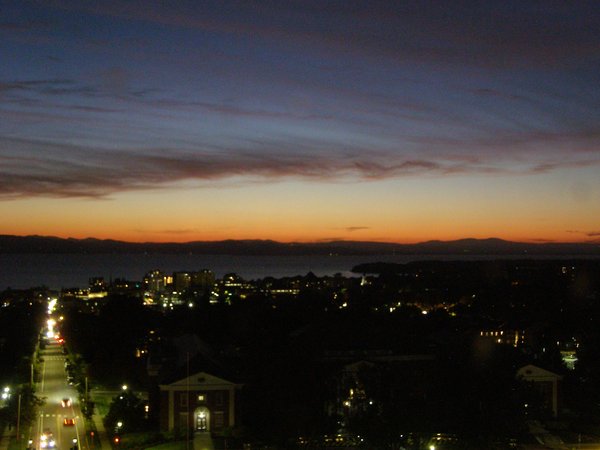 Burlington sunset on Friday, September 25, 2026 at 7:43 PM EDT