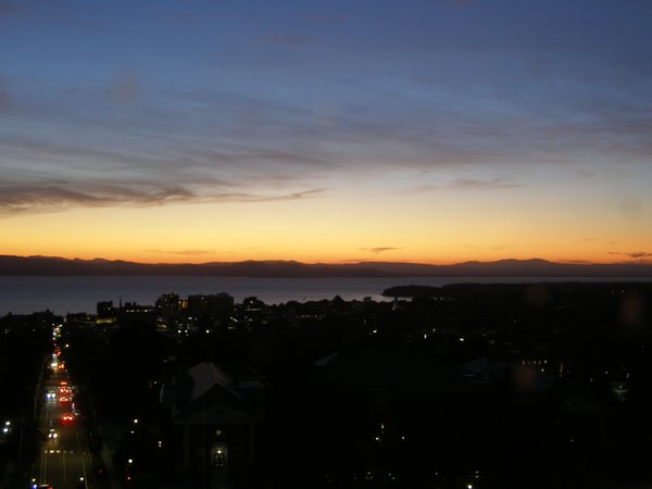 Burlington sunset on Friday, September 25, 2026 at 7:28 PM EDT