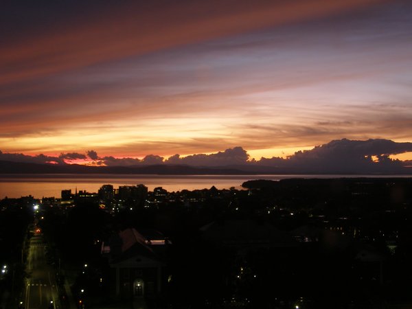 Burlington sunset from October 2, 2026