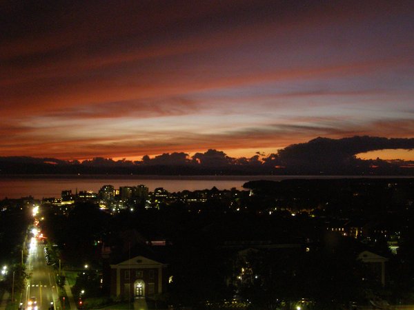 Burlington sunset on Friday, October 2, 2026 at 7:18 PM EDT