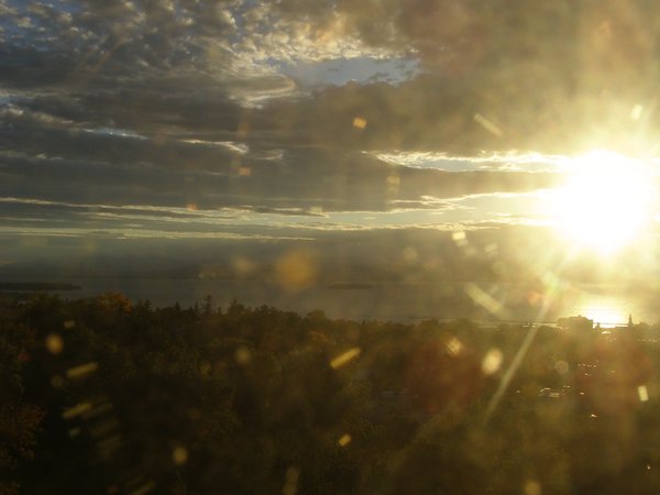 Burlington sunset from October 4, 2026