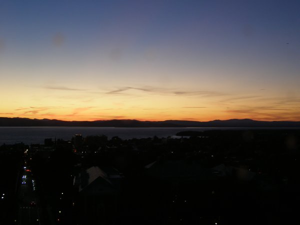 Burlington sunset on Tuesday, October 6, 2026 at 6:58 PM EDT